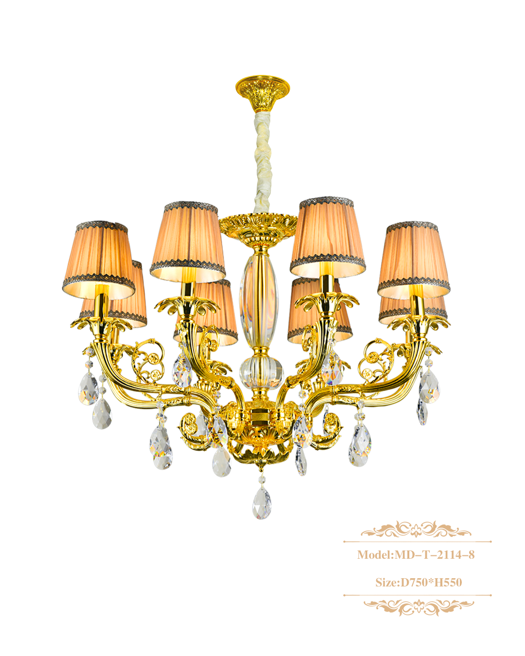吊灯MDE2114-8