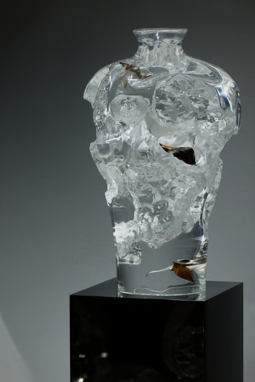 流晶  大肚瓶 (富贵、招财)