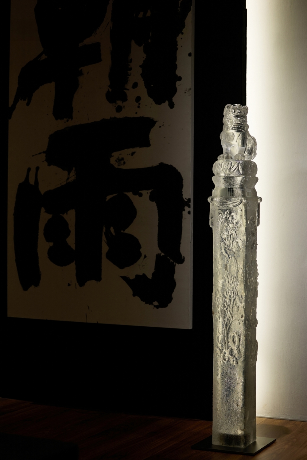 流晶 栓马柱（一对）